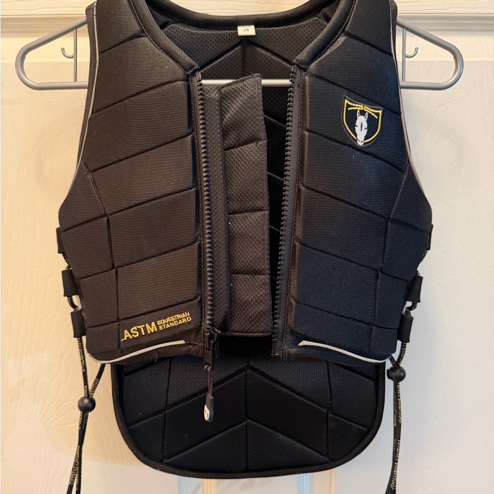 Tipperary Eventer Pro 3015 Equestrian protective vest - YXS- black